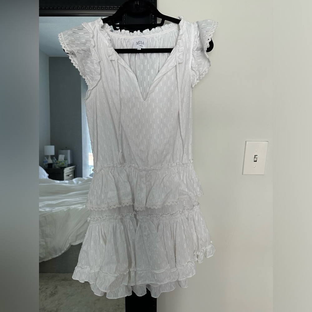 White short dress, MISA Los Angeles. Worn one time!